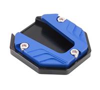 WENINETIES 1 Pieza Extensión de Caballete Lateral para Husqvarna Nuda 2011-2015, Ampliador de Soporte de Estacionamiento Placa de Apoyo Moto Base Antideslizante,Blue