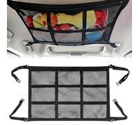 WENINETIES 1 Pieza Red de Almacenamiento de Techo de Coche para BMW 5er Touring E61 Bj.2003-2010, Bolsa de Malla Techo Interior Organizador Equipaje Viaje Camping