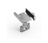 WENINETIES 1 Unidad Soporte Móvil Moto para Husqvarna Nuda 2011-2015, Soporte Smartphone Manillar Soporte Navegación GPS Estable Base de Sujeción Antivibración,Handlebar Silver