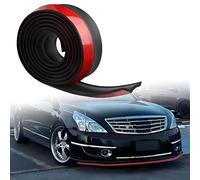 WENINETIES 1 X Labio Spoiler Delantero para Vauxhall Corsa D & E (2006-2019), 2.5m Protector Parachoques, Tira de Goma Flexible Negro Tuning