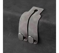 WENINETIES 2 Ganchos para Asiento de Coche para Mercedes Benz GLE W166 GLE 300d 320 400 350d 450 4MATIC 2015-2019, Cuero Ganchos para el Respaldo Asiento Trasero de Coche Accesorios Interiores,Grey