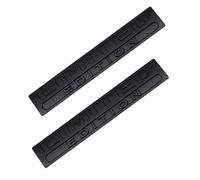WENINETIES 2 PCS Emblema Adhesivo metálico para Toyota GR Corolla Yaris Aygo Prius RAV4 Crown CHR Camry Auris, Metal 3D Insignia para carrocería de Coche para Carrocería Pegatinas,Black