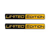 WENINETIES 2 PCS Emblema Adhesivo metálico para Toyota GR Corolla Yaris Aygo Prius RAV4 Crown CHR Camry Auris, Metal 3D Insignia para carrocería de Coche para Carrocería Pegatinas,Black-Yellow