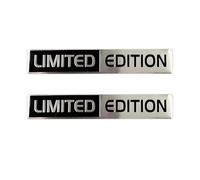 WENINETIES 2 PCS Emblema Adhesivo metálico para Toyota GR Corolla Yaris Aygo Prius RAV4 Crown CHR Camry Auris, Metal 3D Insignia para carrocería de Coche para Carrocería Pegatinas,BlackSilver-2