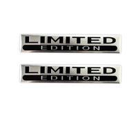 WENINETIES 2 PCS Emblema Adhesivo metálico para Toyota GR Corolla Yaris Aygo Prius RAV4 Crown CHR Camry Auris, Metal 3D Insignia para carrocería de Coche para Carrocería Pegatinas,BlackSilver-3