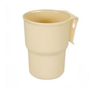 WENINETIES 2 Pcs Porta Vasos Coche ABS para Mazda CX-5 CX5 2015-2023, Soporte Bebidas Rejilla Aire Estable Organizador Botellas Resistente,Beige