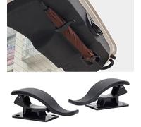 WENINETIES 2 Pcs Soporte para Paraguas Coche para Porsche Macan Electric 2024-2025, Clip Organizador Maletero Plástico ABS Robusto Gancho Almacenamiento