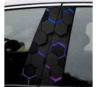 WENINETIES 2 Piezas Adhesivo para Pilar Central de Coche para Ford Kuga 2013-2025, Calcomanías de para Borde de Poste de Puerta Exterior, Pegatinas para Coche,F