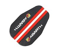 WENINETIES 2 Piezas Auto Espejo Retrovisor Lluvia Ceja para Abarth 500 595 695 Coppa Coppone, Espejo Cubierta Protección Solar Visera Impermeable Auto Accesorios