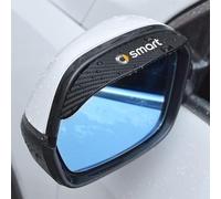 WENINETIES 2 Piezas Auto Espejo Retrovisor Lluvia Ceja para Smart EQ C453 2020-2025, Espejo Cubierta Protección Solar Visera Impermeable Auto Accesorios