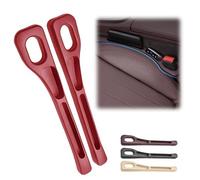 WENINETIES 2 Piezas Relleno Asientos de Coche para Hyundai I20 2020 2021 2022 2023, para Espacio Entre Asientos de Auto Tira Anti-derrame Lateral Organizador,Red