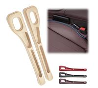 WENINETIES 2 Piezas Relleno Asientos de Coche para Hyundai I20 2020 2021 2022 2023, para Espacio Entre Asientos de Auto Tira Anti-derrame Lateral Organizador,Beige