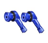 WENINETIES 2 Piezas Válvulas acodadas 90 Grados para Ducati Scrambler Icon/Full Throttle/Nightshift 2023-2026, válvulas de neumático Moto en Aluminio para facilitar el inflado,Blue