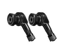 WENINETIES 2 Piezas Válvulas acodadas 90 Grados para Moto Guzzi California 1400 Custom/Touring 2013-2020, válvulas de neumático Moto en Aluminio para facilitar el inflado,Black