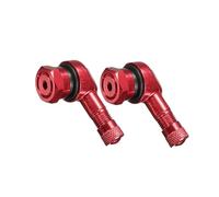 WENINETIES 2 Piezas Válvulas de Neumático para BMW Motorrad R 1200 GS LC Rallye, 90 Grados Válvulas de Rueda Motocicleta Tubeless, Seguridad Aire Aluminio CNC,Red