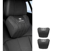 WENINETIES 2pcs Reposacabezas Asiento Coche Almohada para Dacia Dokker/Duster Van/Jogger Extreme/Lodgy Stepway/Logan 2000-2024, Soporte Cuello Reposacabezas Coche Almohada Viaje,A