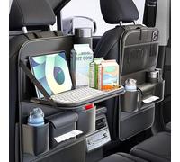 WENINETIES 2X Organizador Asiento Trasero para VW Passat Estate B8 3G I 2014-2019, Mesa Comedor Bolsa Respaldo Plegable Almacenamiento Bolsillo Viaje Accesorios