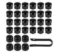 WENINETIES 30 Piezas Tapas Tuercas de Rueda para Dacia Sandero Stepway 3.Gen 2.Gen 2012-2021 2022 2023 2024 2025, Cubiertas Pernos Plástico 24 Estándar 6 Estilo Antirrobo Accesorios,21mm