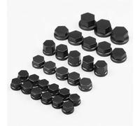 WENINETIES 30Uds decoración de Tapa de Tornillo de modificación de Moto para Super SOCO CPx CUx CU TC 50/MAX/Wanderer TS TSX 1500 2019-2022, Tapones de Tornillo para Protector de Óxido,Black