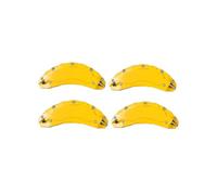 WENINETIES 4 Piezas Cubre Pinzas de Freno para BYD Dolphin Mini 2024 2025 2026, Protección Llantas Tuning Frenado Estética Superior Cubierta Deportivo,F