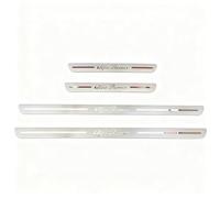 WENINETIES 4 Piezas Molduras de Umbral de Puerta Coche Acero Inoxidable para Alfa Romeo MTO 2016-2025, Puerta Protector Antiarañazos Decoración Accesorios