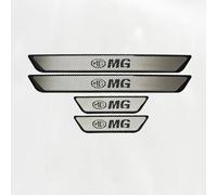 WENINETIES 4 Piezas Molduras de Umbral de Puerta Coche Acero Inoxidable para MG ZS 2020 2021 2022 2023 2024, Puerta Protector Antiarañazos Decoración Accesorios,D