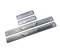 WENINETIES 4 Piezas Molduras de Umbral de Puerta Coche Acero Inoxidable para Mini One/Cooper/JCW 3-Door 3 (III) F56 I 2014-2021, Puerta Protector Antiarañazos Decoración Accesorios