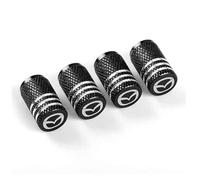 WENINETIES 4 Piezas Tapas de Válvula de Coche para Mazda CX-5 CX5 2015-2020 2021 2022 2023, Tapones de Válvula de Aleación de Aluminio Tapas de Cubierta de Polvo,Black