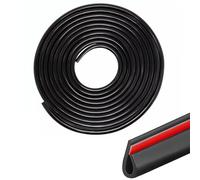 WENINETIES 5M Protector de Puertas de Coche para Tesla Modell y 3 Roadster Bonina 3 2021 Roadster Cyber Truck, Perfil en U Tira de Goma de Protección de Bordes, Anticolisión,Black