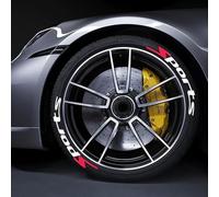 WENINETIES 8 Pegatinas de Neumáticos para Nissan Serena Almera Tino CubePrairie Maxima Bluebird, Letras de Rendimiento Kit de Rotulación Ruedas Tuning Sport Diseño Personalización Gráfica,Sport