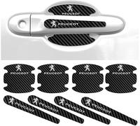 WENINETIES 8 Piezas Protectores para Manilla de Coche para Peugeot 407 SW 2004-, Manija de la Puerta del Automóvil Película Protectora Evitar Arañazos