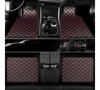 WENINETIES Alfombrillas Coche para Polestar 3 2025 2024 2023 2022, Cuero Alfombrillas de Coche para Varias Estaciones Antideslizante Protección contra Todo Tipo de Clima,Black-C