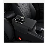 WENINETIES Cojín de Reposabrazos para Ford Focus ST-Line MK4 2019-2021, Funda para Consola Central Protector de Caja de Almacenamiento Suave Robusto,B
