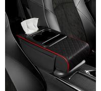 WENINETIES Cojín Reposabrazos Coche para Ford Kuga 3 (III) ST-Line & Vignale I 2019-2024, Consola Central Protector Ergonómico Soporte Codo Almacenamiento Cubierta Accesorios,B