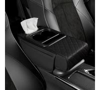 WENINETIES Cojín Reposabrazos Coche para Ford Mondeo V/Turnier (AB Bj.2014), Consola Central Protector Ergonómico Soporte Codo Almacenamiento Cubierta Accesorios,A
