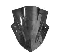 WENINETIES Cúpula Moto para Honda SH Mode 125, Parabrisas Deflector de Viento Sport Spoiler de PC Protección Aerodinámica Ruta Carretera,Carbon Fiber Black