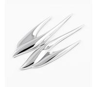 WENINETIES Emblema Adhesivo metálico para Great Wall King Kong Cannon C70 C20r C30, Emblema Escudo Insignias y emblemas para Maletero para Carrocería Pegatinas,Silver