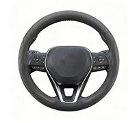 WENINETIES Funda Volante Coche para MG ZS GS 5 Gundam 350, Funda Volante Coche y Antideslizante Suave Antideslizante Transpirable Cubre,Black Line-O-Type
