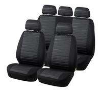 WENINETIES Fundas de Asiento de Coche para Ford Focus 2018-2008, Delanteros y Traseros con Reposacabezas Protector de Asiento Delantero para Conductor y Copiloto,5seat-A
