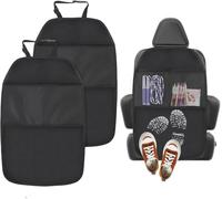 WENINETIES Pack de 2 Protectores de Asiento de Coche para Range Rover Sport 2005-2023 2024 2025 L320 L494, Organizador de Asiento Trasero Impermeable Alfombrillas Anti-Patadas Niños