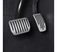 WENINETIES Pedales para Coche para Tesla Modell 3 Modell Y Highland 2022 bis 2025, Accesorios de Cubierta de Pedales de Freno de Combustible de Coche,Silver