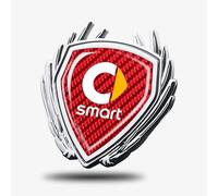 WENINETIES Pegatinas Emblemas Coche 3D para Smart ForFour 2 (II) W453 I 2014-2021, Resistente al Agua y UV, Fácil Instalación Regalo para Hombre Amante del Coche