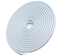 WENINETIES Protector de Borde de Puerta de Coche para Renault Twingo 2014-2022 2023 2024 2025, Moldura de Borde de Canal en U Autoadhesiva Burlete Puerta Accesorios de Coche,White-5M