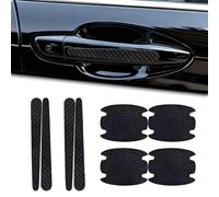 WENINETIES Protector Manilla Coche para Skoda Octavia 2025 2024, 8 Piezas Pegatinas Fibra de Carbono Antiarñazos, Película Protectora de Pintura, Accesorios de Exterior