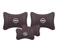 WENINETIES Reposacabezas Coche para Opel Adam Antara Astra J K L Combo Corsa D E F Crossland X, Almohada de Cuello de Coche de con Correa Ajustable Espuma de Memoria al 100%
