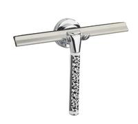 WENKO 17934100 Ornamento Nero - Extractor de baño y Ducha (Acero Inoxidable, 24,5 x 17 cm)