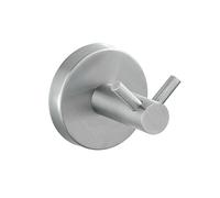 Wenko 19610100 gancho toallero montado en pared plata