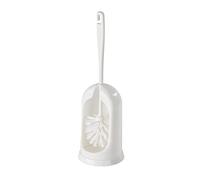 Wenko 19619100 - Escobillero de plástico, 13 x 42 cm, Color Blanco