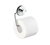 Wenko 20892100 Vacuum-Loc - Portarrollos mural Milazzo, Plateado, 16x13.5x17.5 cm (20899)