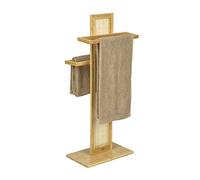 Wenko 25611100 Toallero Allegre de Bambú Decorativo, Natural